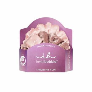 Invisibobble Gumička do vlasů Sprunchie Slim Premium La Vie en Rose 2 ks obraz