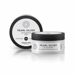 Maria Nila Jemná vyživující maska bez permanentních barevných pigmentů 0.20 Pearl Silver (Colour Refresh Mask) 300 ml obraz