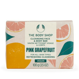 The Body Shop Tuhé mýdlo na obličej a tělo Pink Grapefruit (Cleansing Face & Body Bar) 100 g obraz