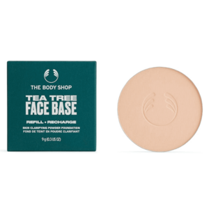 The Body Shop Náhradní náplň do kompaktního pudru Tea Tree Face Base (Skin Clarifying Powder Foundation Recharge) 9 g 2N Medium obraz