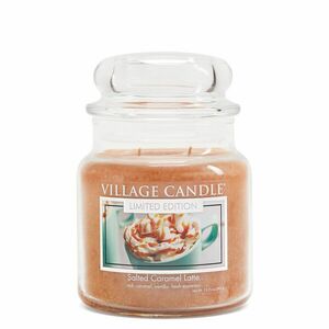 Village Candle Vonná svíčka ve skle Salted Caramel Latté 389 g obraz