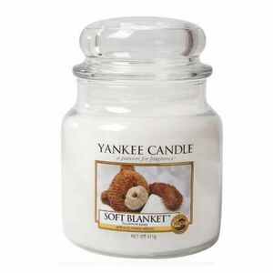 Yankee Candle Aromatická svíčka střední Soft Blanket 411 g obraz