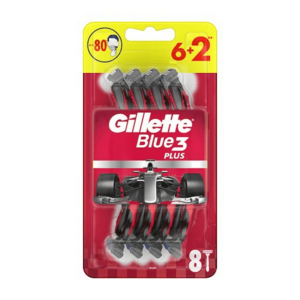 Gillette Jednorázová holítka Blue3 Plus 6+2 ks obraz