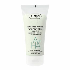 Ziaja Peelingová maska s ovocnými kyselinami (Face Mask + Scrub) 55 ml obraz