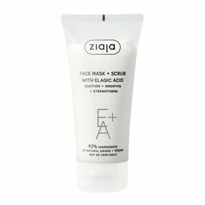 Ziaja Peelingová maska s kyselinou ellagovou (Face Mask + Scrub) 55 ml obraz