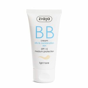 Ziaja BB krém pro mastnou a smíšenou pleť SPF 15 Light Tone (BB Cream) 50 ml obraz