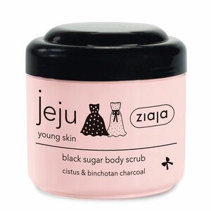 Ziaja Černý cukrový tělový peeling Jeju (Black Sugar Body Scrub) 200 ml obraz