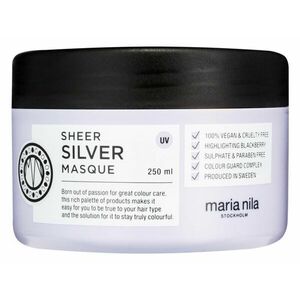 Maria Nila Vyživující maska pro blond vlasy Sheer Silver (Masque) 250 ml obraz