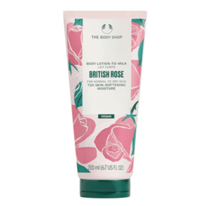 The Body Shop Tělové mléko pro normální až suchou pokožku British Rose (Body Lotion) 200 ml obraz