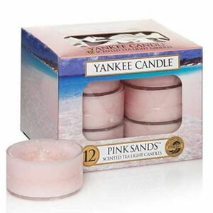 Yankee Candle Aromatické čajové svíčky Pink Sands 12 x 9, 8 g obraz