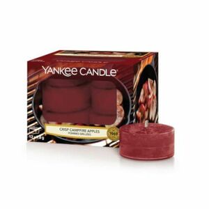 Yankee Candle Aromatické čajové svíčky Crisp Campfire Apples 12 x 9, 8 g obraz