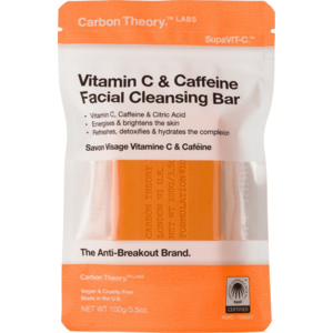 Carbon Theory Čisticí pleťové mýdlo Vitamin C & Caffeine (Facial Cleansing Bar) 100 g obraz