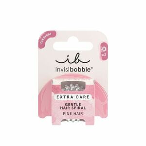 Invisibobble Gumička do vlasů Extra Care Crystal Clear 3 ks obraz