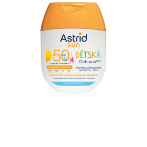 Astrid Dětské mléko na obličej a tělo na opalování SPF 50 Sun 60 ml obraz