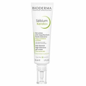 Bioderma Gelový krém proti nedokonalostem pleti Sébium Kerato+ (Anti-Blemish High Tolerance Gel-Cream) 30 ml obraz