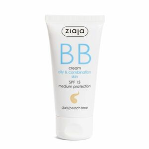 Ziaja BB krém pro mastnou a smíšenou pleť SPF 15 Dark/Peach Tone (BB Cream) 50 ml obraz