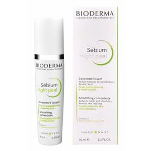 Bioderma Noční pleťové sérum s peelingovým efektem (Sebium Night Peel Smoothing Concentrate) 40 ml obraz