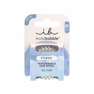 Invisibobble Gumička do vlasů Power Crystal Clear 3 ks obraz