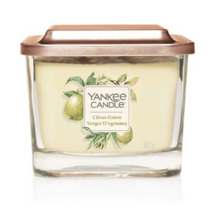 Yankee Candle Aromatická svíčka střední hranatá Citrus Grove 347 g obraz