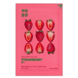 Holika Holika Osvěžující plátýnková maska s výtažky z jahod Strawberry (Pure Essence Mask Sheet) 20 ml obraz