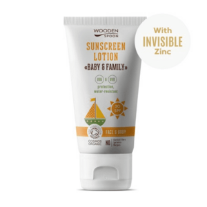 WoodenSpoon Opalovací tělové mléko Baby & Family SPF 30 - tuba 150 ml obraz