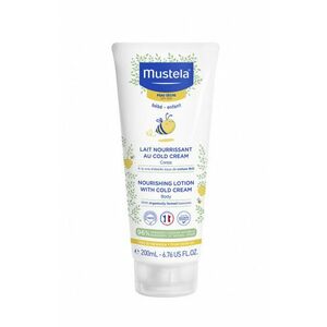 Mustela Dětské vyživující tělové mléko pro suchou pokožku (Nourishing Lotion with Cold Cream) 200 ml obraz