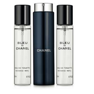 Chanel Bleu De Chanel - EDT (3 x 20 ml) + plnitelný flakon 60 ml obraz