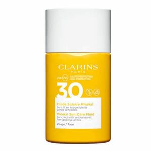 Clarins Opalovací fluid na obličej SPF 30 (Mineral Sun Care Fluid) 30 ml obraz