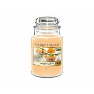 Yankee Candle Aromatická svíčka Classic velká Mango Ice Cream 623 g obraz