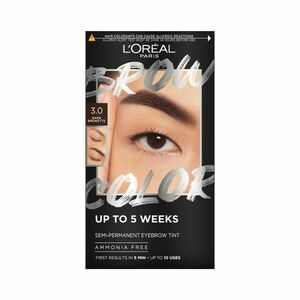 L´Oréal Paris Semi-permanentní barva na obočí Brow Color (Semi-Permanent Eyebrow Tint) 3.0 Dark Brunette obraz