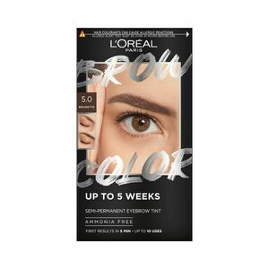 L´Oréal Paris Semi-permanentní barva na obočí Brow Color (Semi-Permanent Eyebrow Tint) 5.0 Brunette obraz