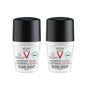 Vichy Sada kuličkových antiperspirantů pro muže s 48 hodinovým účinkem Homme 48h (Antiperspirant) 2 x 50 ml obraz