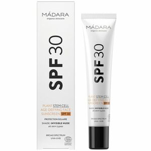 MÁDARA Opalovací krém na obličej s anti-age efektem Plant Stem Cell (Age-Defying Face Sunscreen SPF 30) 40 ml obraz