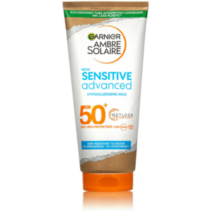 Garnier Ochranné mléko pro citlivou pokožku SPF 50+ Sensitive Advanced (Hypoallergenic Milk) 175 ml obraz