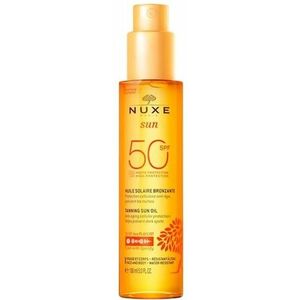 Nuxe Bronzující olej na opalování pro obličej a tělo SPF 50 Sun (Tanning Oil For Face And Body) 150 ml obraz