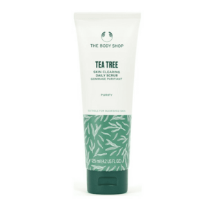 The Body Shop Čisticí peeling pro problematickou a citlivou pleť Tea Tree (Skin Clearing Daily Scrub) 125 ml obraz