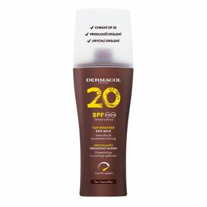 Dermacol Ochranné mléko pro urychlení opálení SPF 20 (Tan Booster) 200 ml obraz