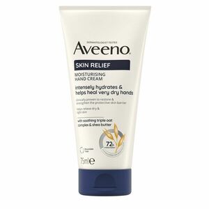 Aveeno Hydratační krém na ruce bez parfemace Skin Relief (Moisturising Hand Cream) 75 ml obraz