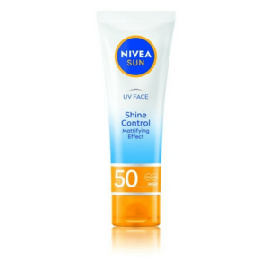 Nivea Zmatňující pleťový krém na opalování SPF 50 (Mattifying Effect Shine Control) 50 ml obraz