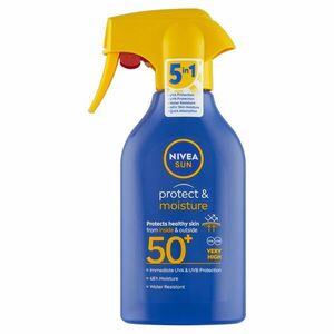 Nivea Hydratační sprej na opalování s pumpičkou SPF 50+ Sun (Protect & Moisture Spray) 270 ml obraz