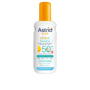 Astrid Dětské mléko ve spreji na opalování Sensitive SPF 50+ Sun 150 ml obraz