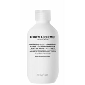 Grown Alchemist Šampon pro barvené vlasy Hydrolyzed Quinoa Protein, Burdock, Hibiscus Extract (Colour Protect Shampoo) 200 ml obraz