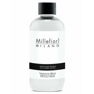 Millefiori Milano Náhradní náplň do aroma difuzéru Natural Květiny z bílého papíru 250 ml obraz