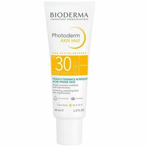 Bioderma Matující fluid na opalování SPF 30 Photoderm AKN Mat (Mattifying Fluid) 40 ml obraz