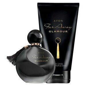 AVON Far Away Glamour EDP 50ml + Tělové mléko obraz