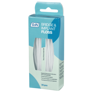 TePe Bridge & Implant Floss zubní nit, 30 ks vláken obraz