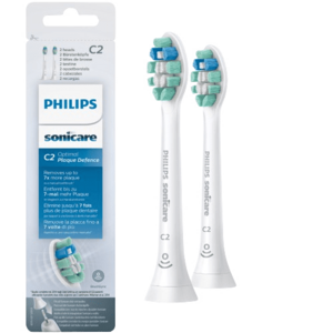 Philips Sonicare Optimal Plaque Defense HX9022/10 Standardní velikost hlavice sonického kartáčku, 2 ks + dárek zdarma obraz