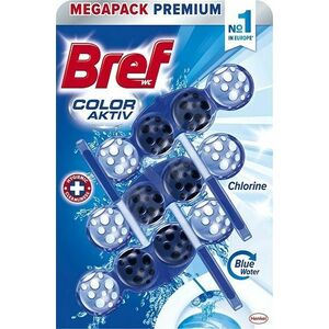 Bref Color Aktiv Chlorine WC Blok 3x50g obraz