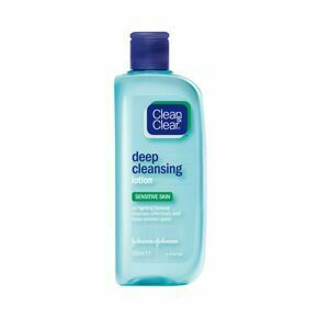 Clean&Clear Deep Cleansing hĺbková čistiaca pleťová voda pre citlivú pleť 200ml obraz