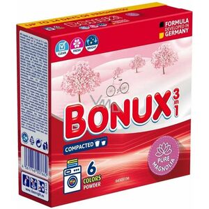 Bonux Magnolia prací prášok 390g, 6 praní obraz